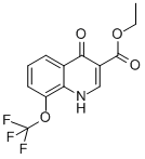 Structure of ETHYL 4-HYDROXY-8-(TRIFLUOROMETHOXY)QUINOLINE-3-CARBOXYLATE