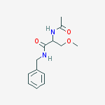 Structure of LACOSAMIDE (RACEMATE), 98%