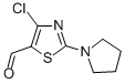 Structure of 4-CHLORO-2-(1-PYRROLIDINO)-5-THIAZOLECARBOXALDEHYDE