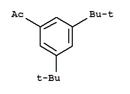 Structure of Ethanone, 1-[3,5-bis(1,1-dimethylethyl)phenyl]-