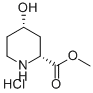 (2R,4S)-4-羟基哌啶-2-羧酸甲酯盐酸盐结构式