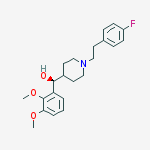 Structure of (S)-(2,3-DIMETHOXY-PHENYL)-(1-[2-(4-FLUORO-PHENYL)-ETHYL]-PIPERIDIN-4-YL)-METHANOL