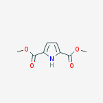 Structure of 1H-PYRROLE-2,5-DICARBOXYLIC ACID 2,5-DIMETHYL ESTER