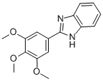 Structure of 2-(3,4,5-TRIMETHOXYPHENYL)-1H-BENZIMIDAZOLE