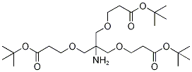 Structure of tert-butyl 3,3'-(2-aMino-2-((3-tert-butoxy-3-oxopropoxy)Methyl)propane-1,3-diyl)bis(oxy)dipropanoate