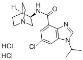 (R)-N-1-AZABICYCLO[2.2.2]OCT-3-YL-6-CHLORO-1-(1-METHYLETHYL)-1H-BENZIMIDAZOLE-4-CARBOXAMIDE DIHYDROCHLORIDE结构式