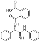 Structure of DIPHENYLGUANIDINE PHTHALATE