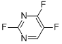 Structure of Pyrimidine, 2,4,5-trifluoro-