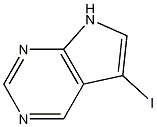 Structure of 5-IODO-7H-PYRROLO[2,3-D]PYRIMIDINE