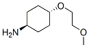 Chemical structure of Cyclohexanamine,4-(2-methoxyethoxy)-, trans-
