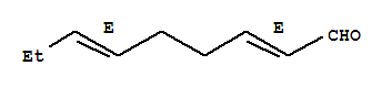 Structure of 2,6-Nonadienal,(2E,6E)-