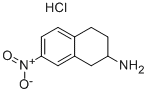Structure of 7-NITRO-1,2,3,4-TETRAHYDRO-NAPHTHALEN-2-YLAMINE HYDROCHLORIDE