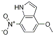 Structure of 1H-Indole, 4-Methoxy-7-nitro-