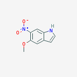 Structure of 5-Methoxy-6-nitro-1H-indole