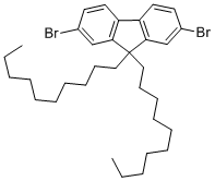 Structure of 9,9-Didecyl-2,7-dibromofluorene