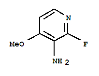 3-Pyridinamine,2-fluoro-4-methoxy-结构式