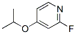 Structure of PYRIDINE,2-FLUORO-4-(1-METHYLETHOXY)-