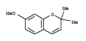 Structure of 7-METHOXY-2,2-DIMETHYL-3-CHROMENE