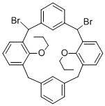 Structure of 5,11-DIBROMO-25,27-DIPROPOXYCALIX[4]ARENE