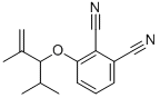 Structure of 3-(2,4-dimethylpentoxy)benzene-1,2-dicarbonitrile