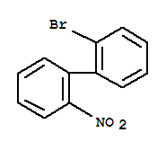 Structure of 1,1'-Biphenyl, 2-bromo-2'-nitro-