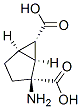 Structure of Bicyclo[3.1.0]hexane-2,6-Dicarboxylic Acid, 2-Amino-, (1s,2s,5r,6s)-