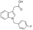 Structure of 2-[1-(4-FLUOROBENZYL)-1H-INDOL-3-YL]ACETIC ACID