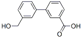 3-(3-Hydroxymethylphenyl)benzoic acid结构式