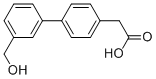 Structure of 3'-(Hydroxymethyl)-biphenyl-4-acetic acid