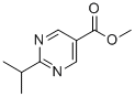 5-PYRIMIDINECARBOXYLIC ACID 2-(ISOPROPYL)-,METHYL ESTER结构式