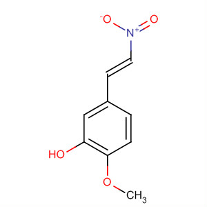 Structure of Phenol, 2-methoxy-5-[(1E)-2-nitroethenyl]-