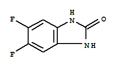 Structure of 2H-Benzimidazol-2-one,5,6-difluoro-1,3-dihydro-