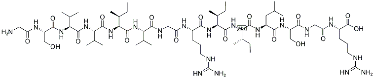 Structure of HCV NS4A PROTEIN (21-34) (JT STRAIN)