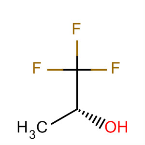 Structure of 2-Propanol, 1,1,1-trifluoro-, (2R)-