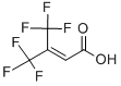 Structure of 4,4,4-TRIFLUORO-3-(TRIFLUOROMETHYL)CROTONIC ACID