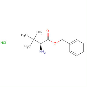 Benzyl (2S)-2-Amino-3,3-dimethylbutanoate Hydrochloride结构式
