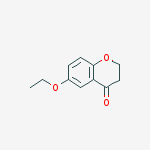 Structure of 4H-1-Benzopyran-4-one, 6-ethoxy-2,3-dihydro-
