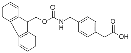 Structure of FMOC-4-AMINOMETHYL-PHENYLACETIC ACID
