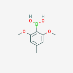 Structure of (2,6-dimethoxy-4-methylphenyl)boronic acid(SALTDATA: FREE)