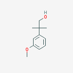 Structure of 2-(3-methoxyphenyl)-2-methylpropan-1-ol