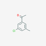 1-(3-chloro-5-methylphenyl)ethanone结构式