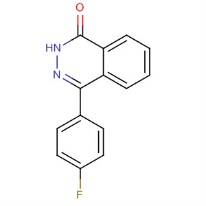 Structure of 1(2H)-Phthalazinone, 4-(4-fluorophenyl)-
