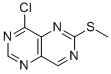 Structure of 4-chloro-6-methylsulfanylpyrimido[5,4-d]pyrimidine