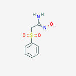 Structure of N'-Hydroxy-2-(phenylsulfonyl)ethaneimidamide