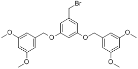 Structure of 3,5-BIS(3,5-DIMETHOXYBENZYLOXY)BENZYL BROMIDE