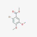 Structure of Methyl-2-bromo-4,5-dimethoxybenzoate