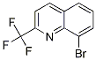 Structure of Quinoline, 8-bromo-2-(trifluoromethyl)-