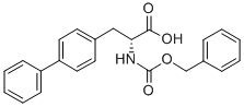 N-ALPHA-CARBOBENZOXY-D-4,4-BIPHENYLALANINE结构式