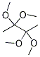Structure of Butane, 2,2,3,3-tetramethoxy-