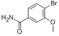 Structure of 4-Bromo-3-methoxybenzamide 98%